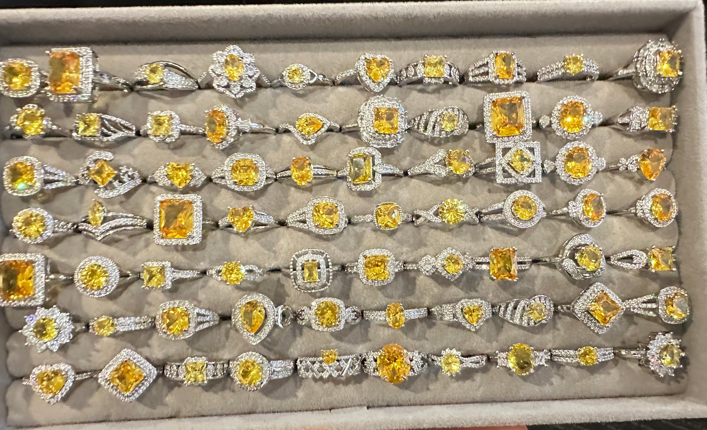 Mystery Adjustable Dressing Rings - Assorted Shapes, Colors & Designs