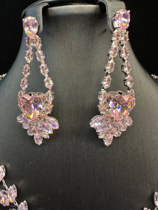 Blushing Confession | Romantic Earring & Necklace Set