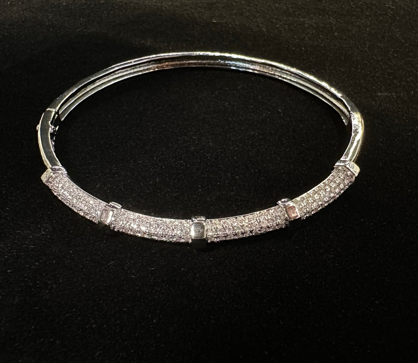 Hex Code Bangle | Industrial Jewelry with Hex Nut Motif