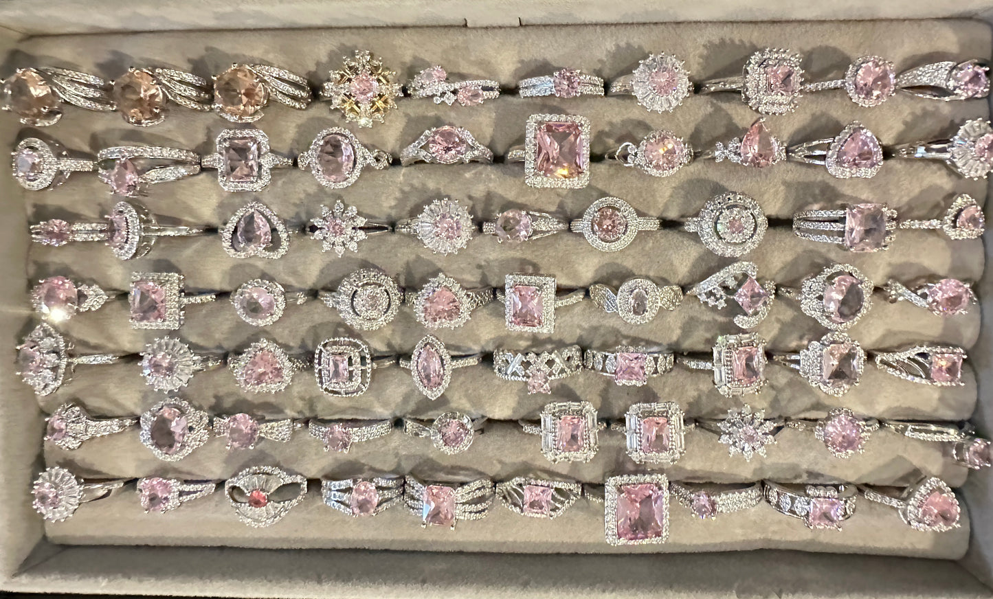 Mystery Adjustable Dressing Rings - Assorted Shapes, Colors & Designs