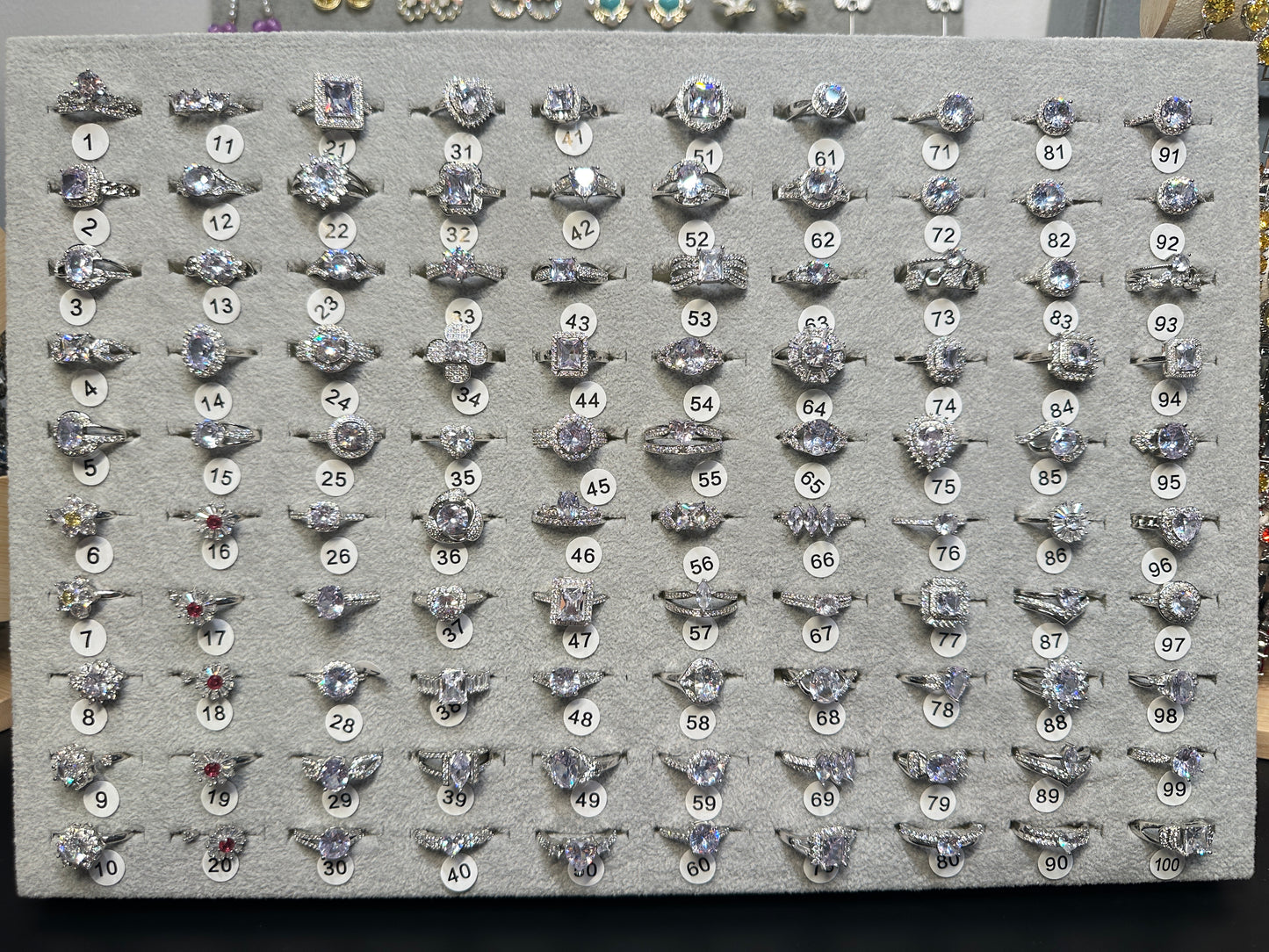 Mystery Adjustable Dressing Rings - Assorted Shapes, Colors & Designs