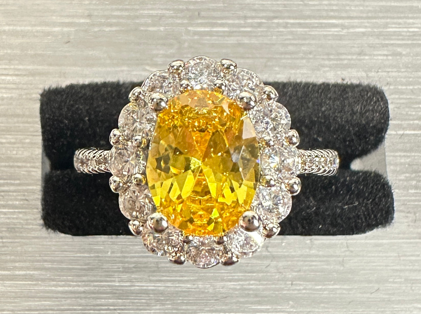 Diana Eternal Adjustable Ring | Classic Oval Halo Setting