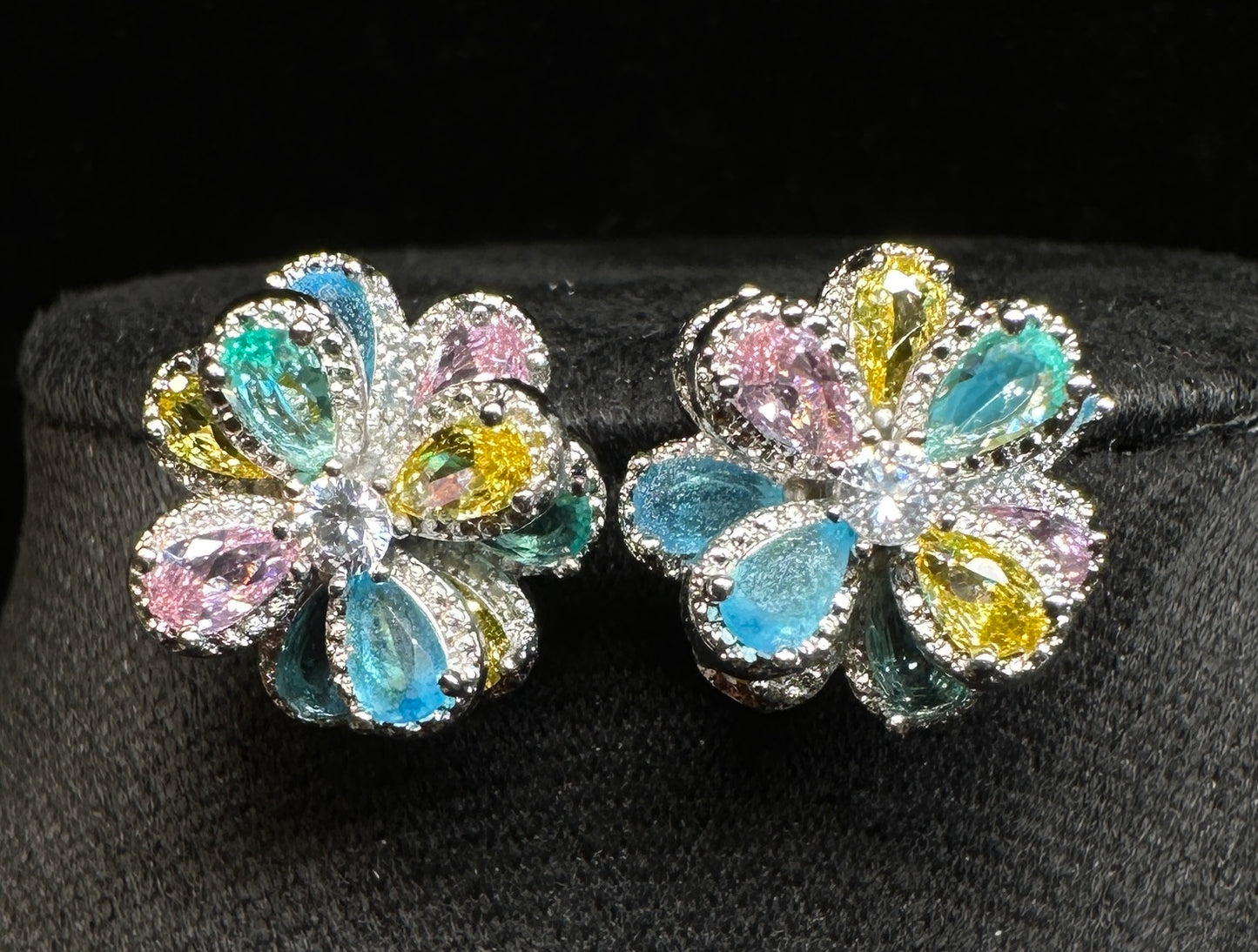 Jubilee Aura Studs | Succulent Flower Earrings