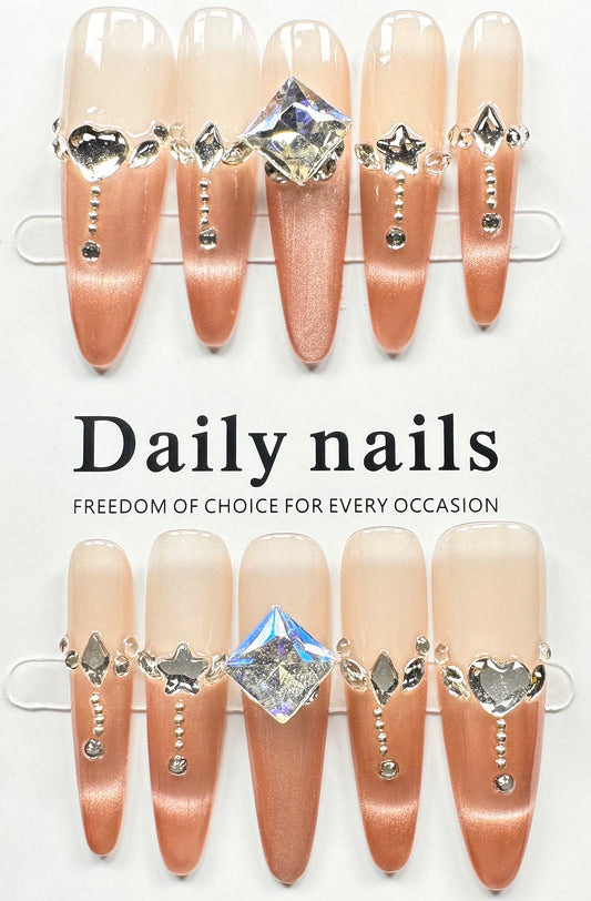 Handcrafted press on nails