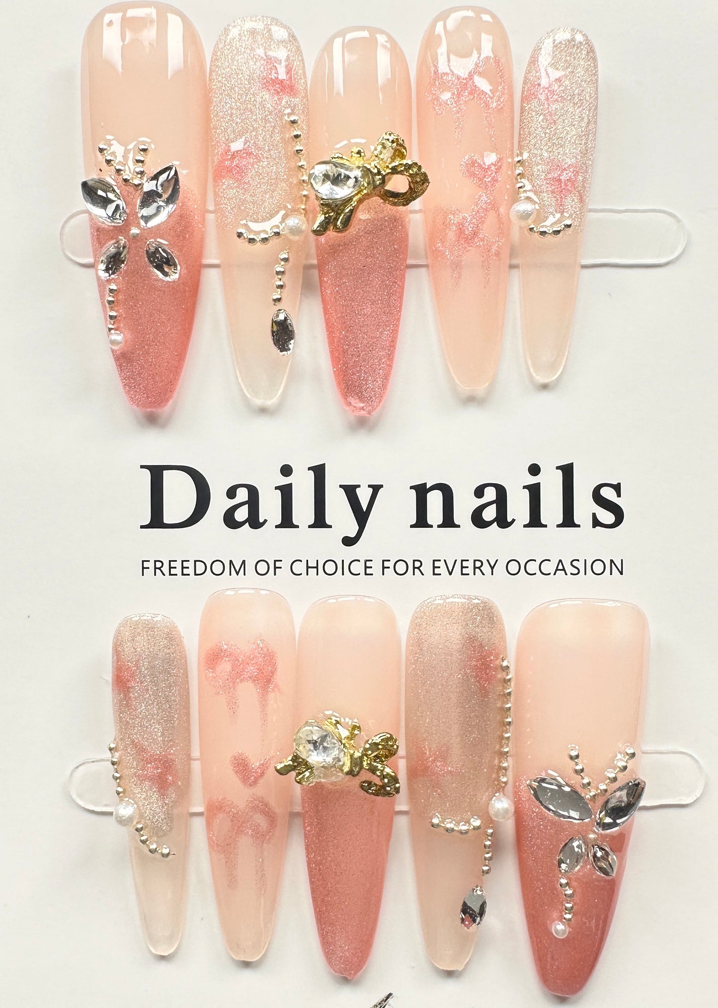 Handcrafted press on nails
