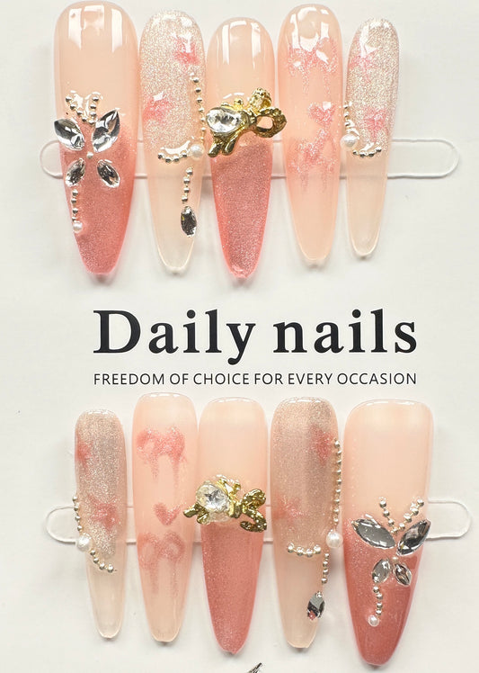Handcrafted press on nails