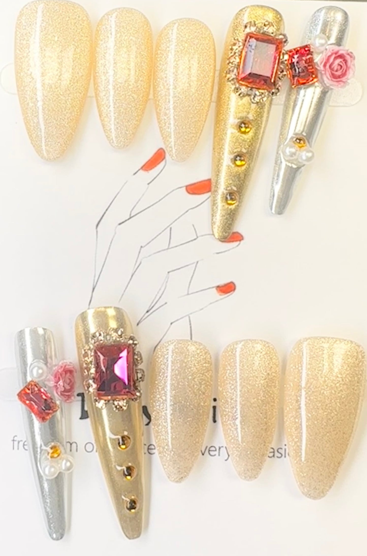 Gamer's Glam Press On Nails 251273