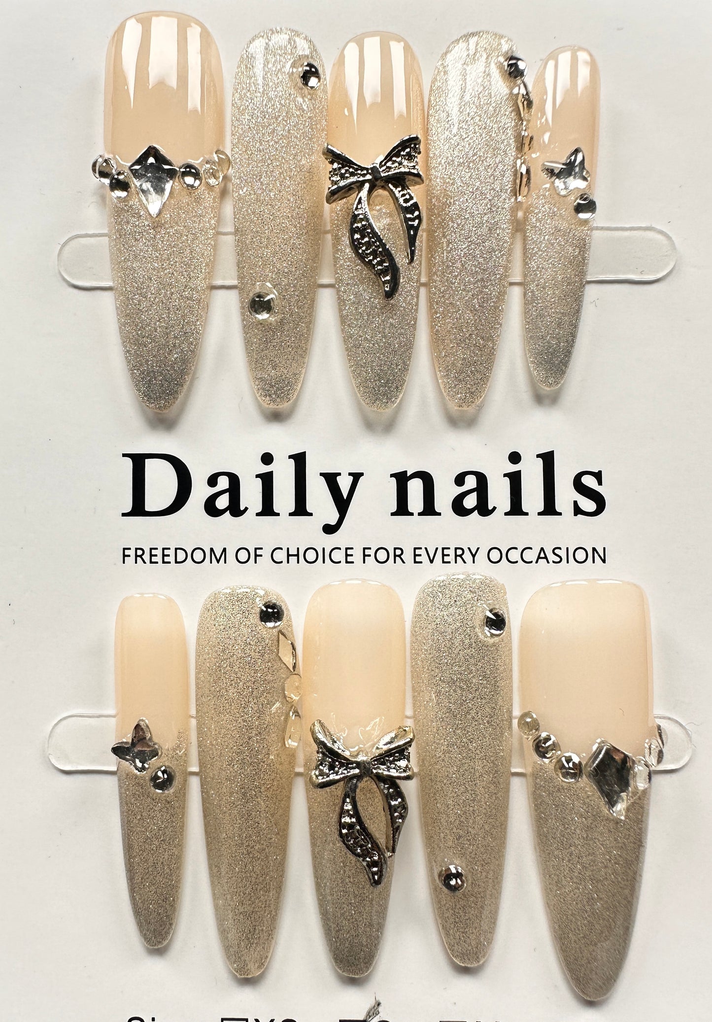 Handcrafted press on nails