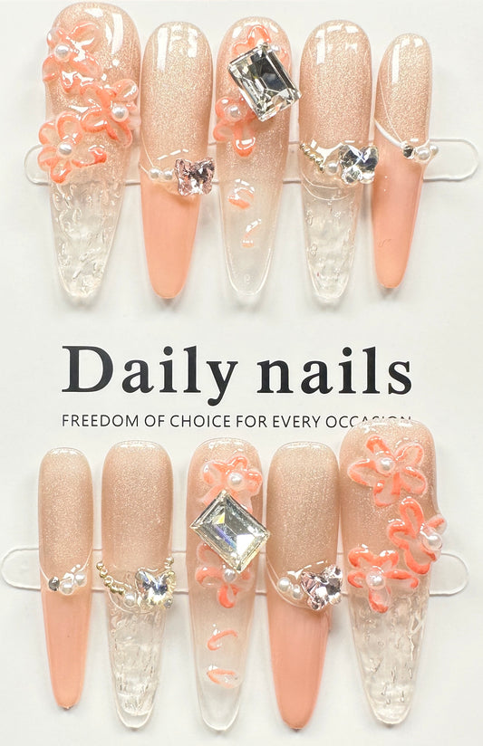 Handcrafted press on nails