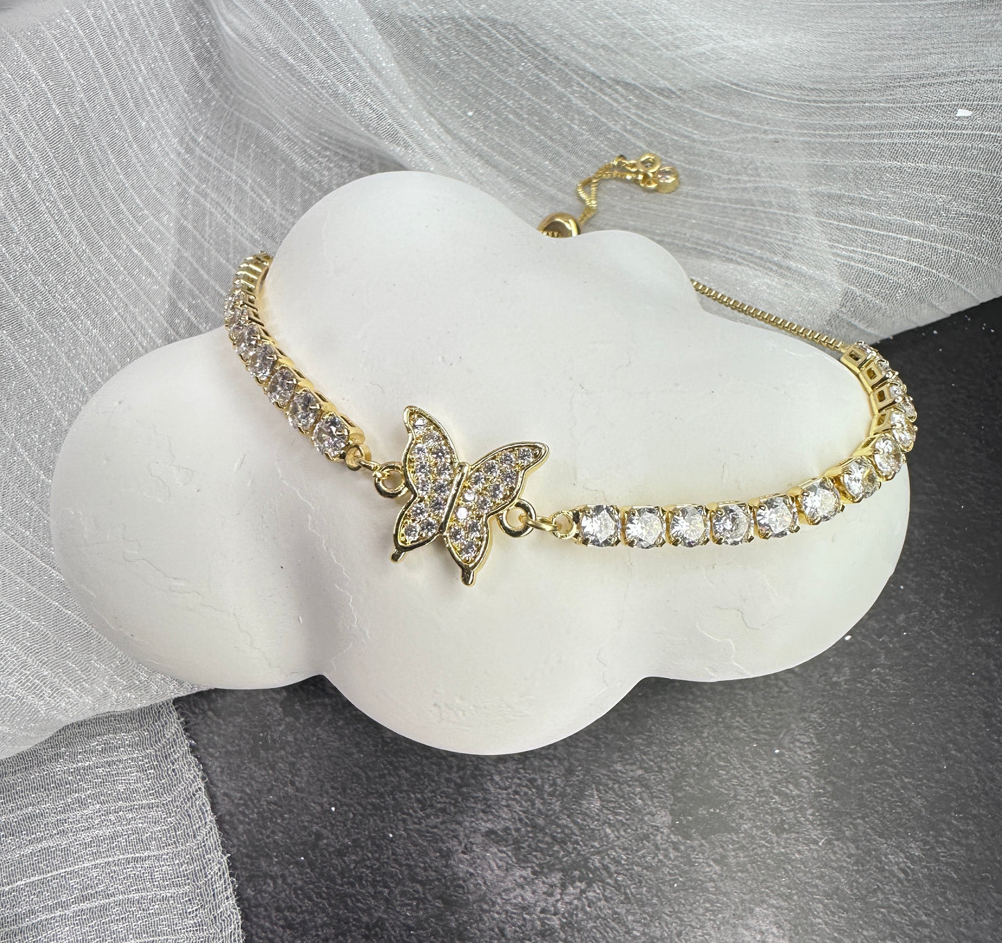 One Size Fits All: The Radiant Butterfly Tennis Bracelet