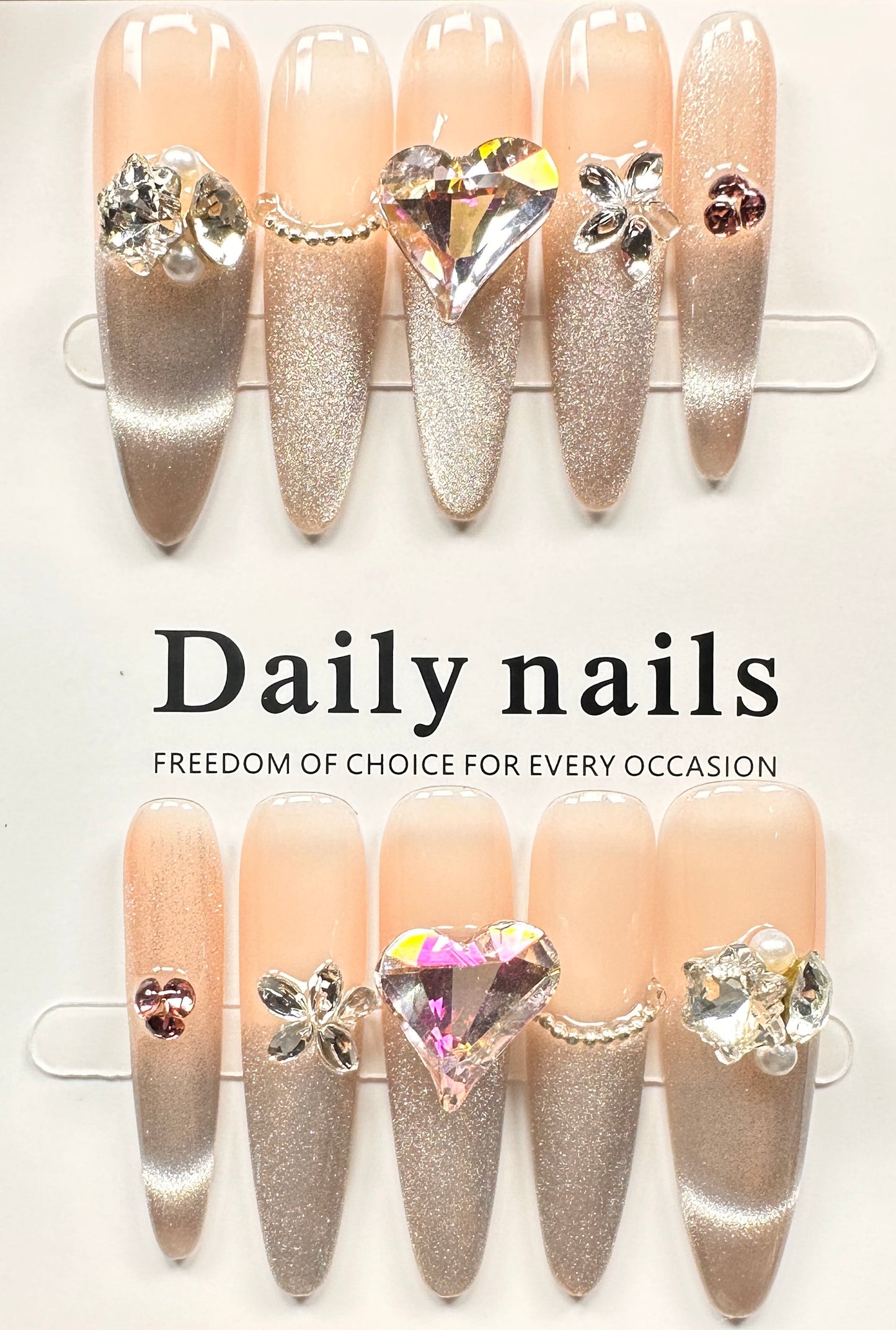 Handcrafted press on nails
