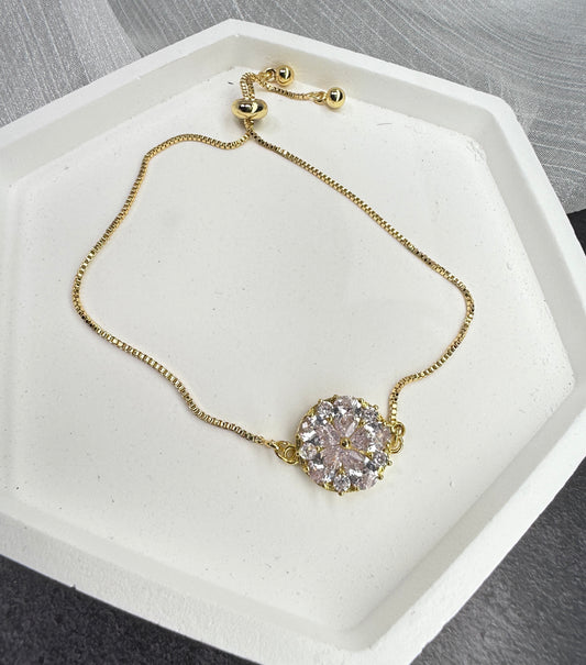 Blooming Radiance Adjustable Bracelet | One Size Fits All