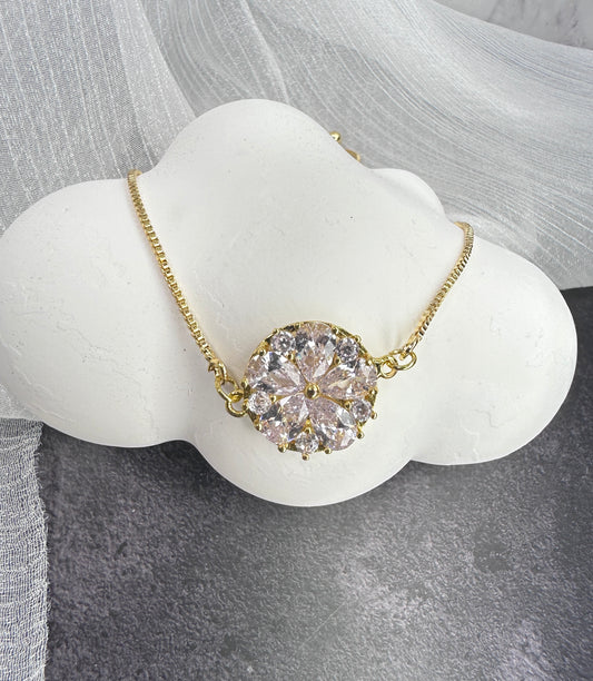 Blooming Radiance Adjustable Bracelet | One Size Fits All