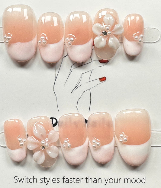 Handcrafted press on nails