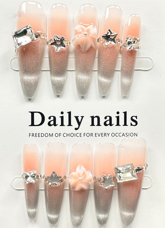 Handcrafted press on nails