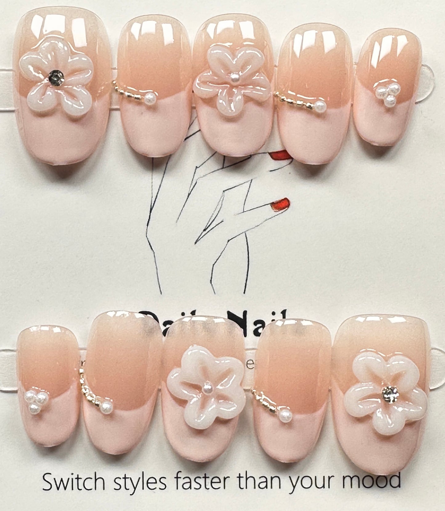 Handcrafted press on nails