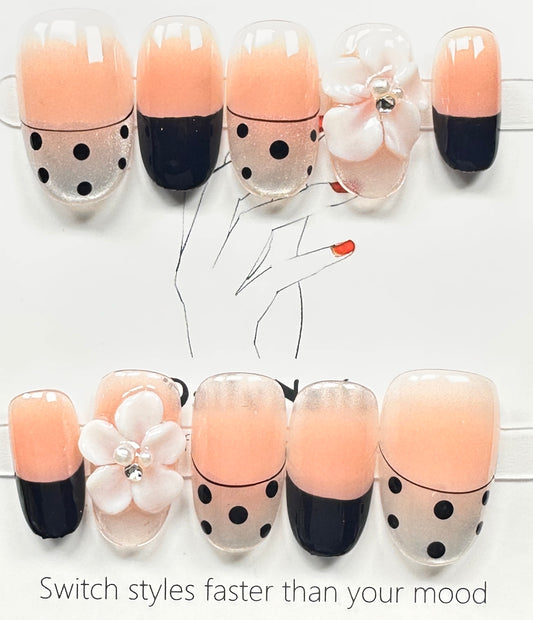 Handcrafted press on nails