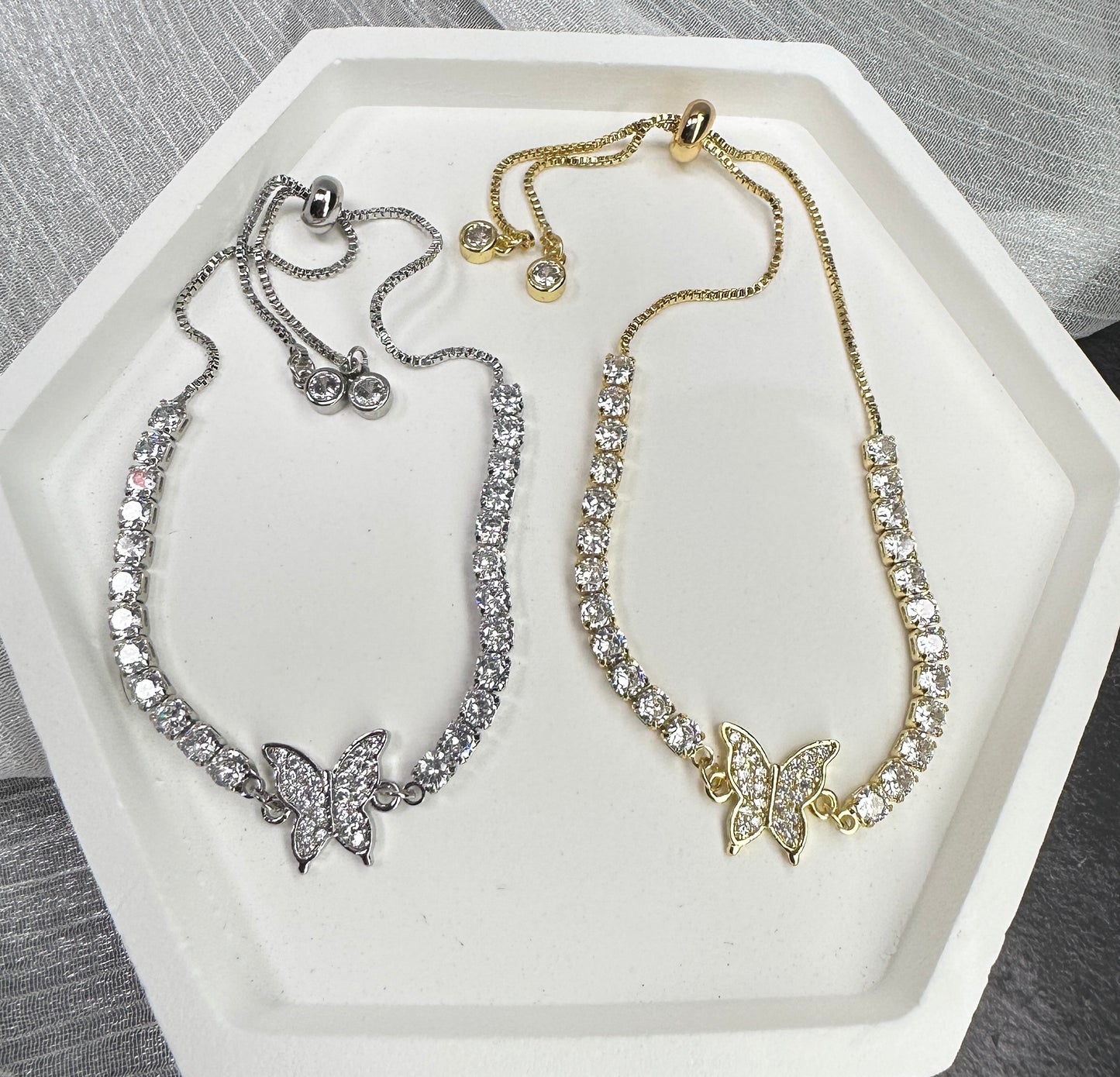 One Size Fits All: The Radiant Butterfly Tennis Bracelet