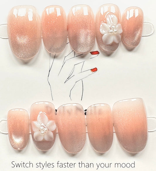 Handcrafted press on nails