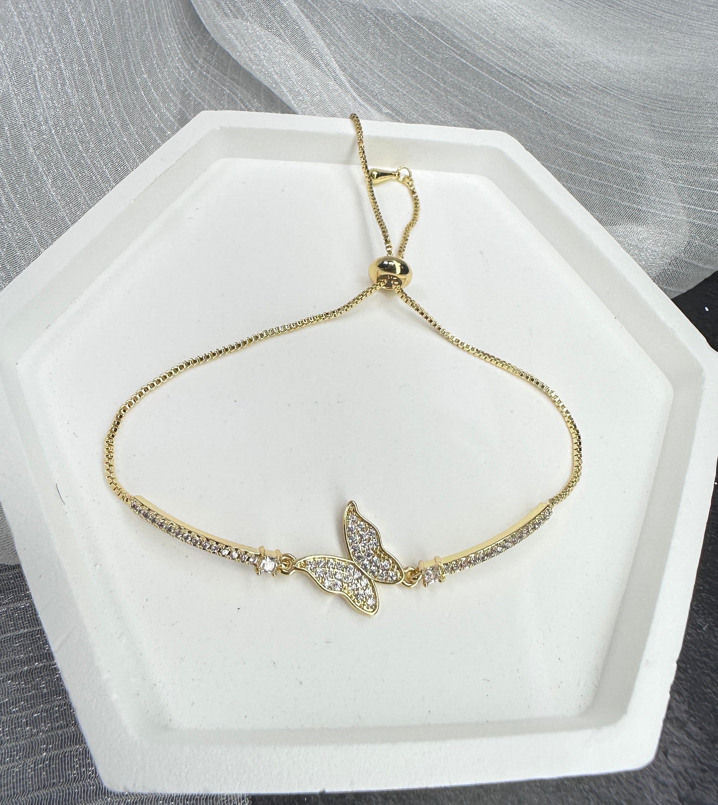 One Size Fits All: The Golden Butterfly Bracelet
