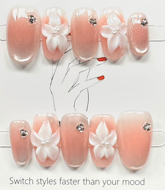 Handcrafted press on nails