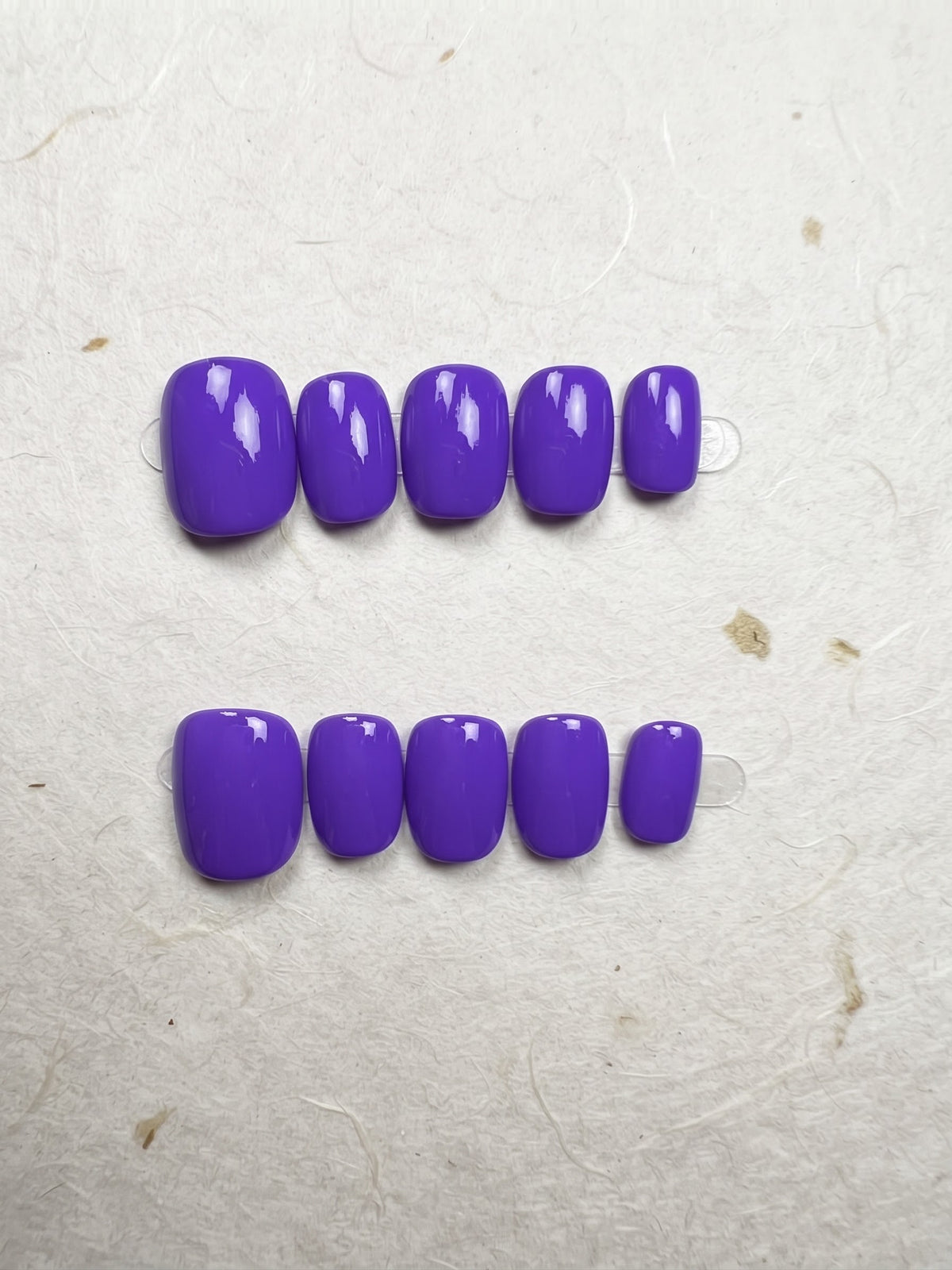 Grape Purple Short Square Handmade Press-On Nails