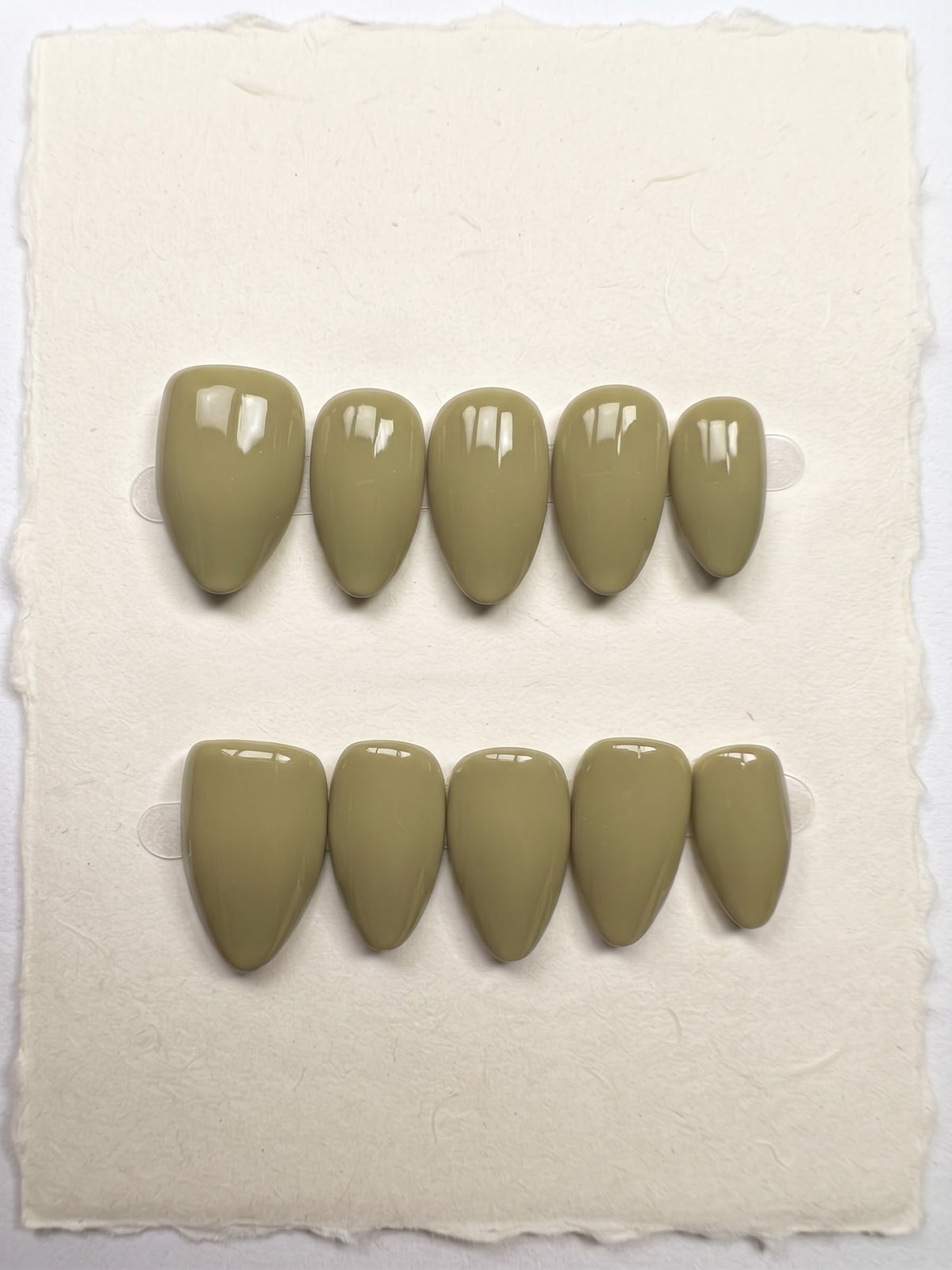 Camel Short Almond Handmade Press-On Nails