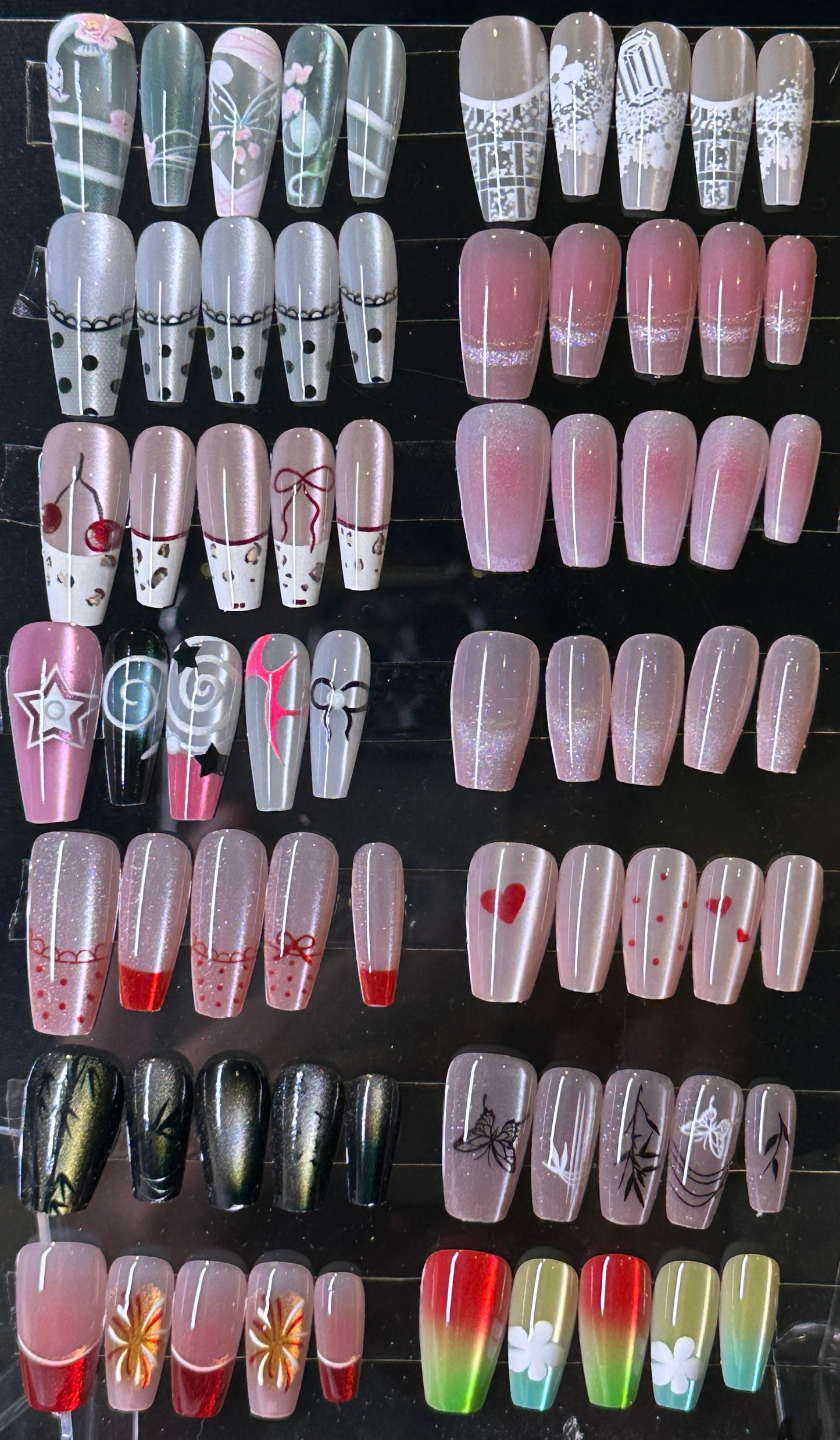 10-Pack Mystery Essential Press-On Nails Bundle - Surprise Styles!