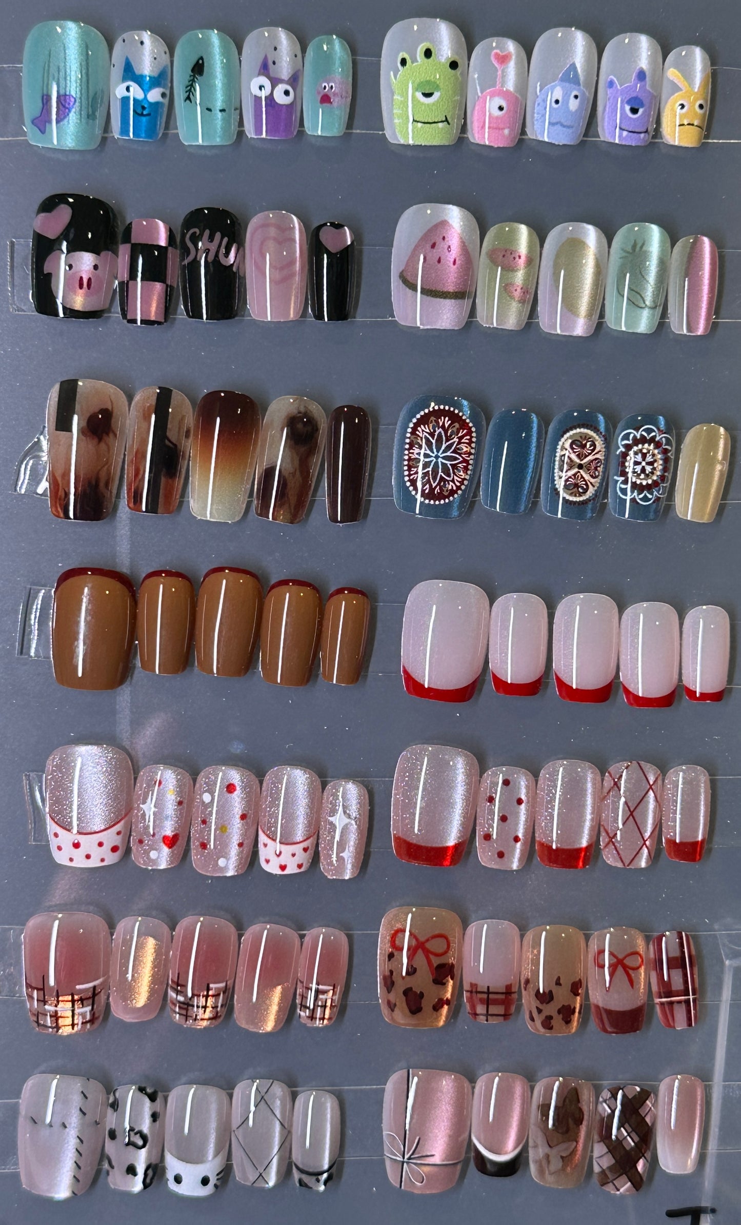 10-Pack Mystery Essential Press-On Nails Bundle - Surprise Styles!