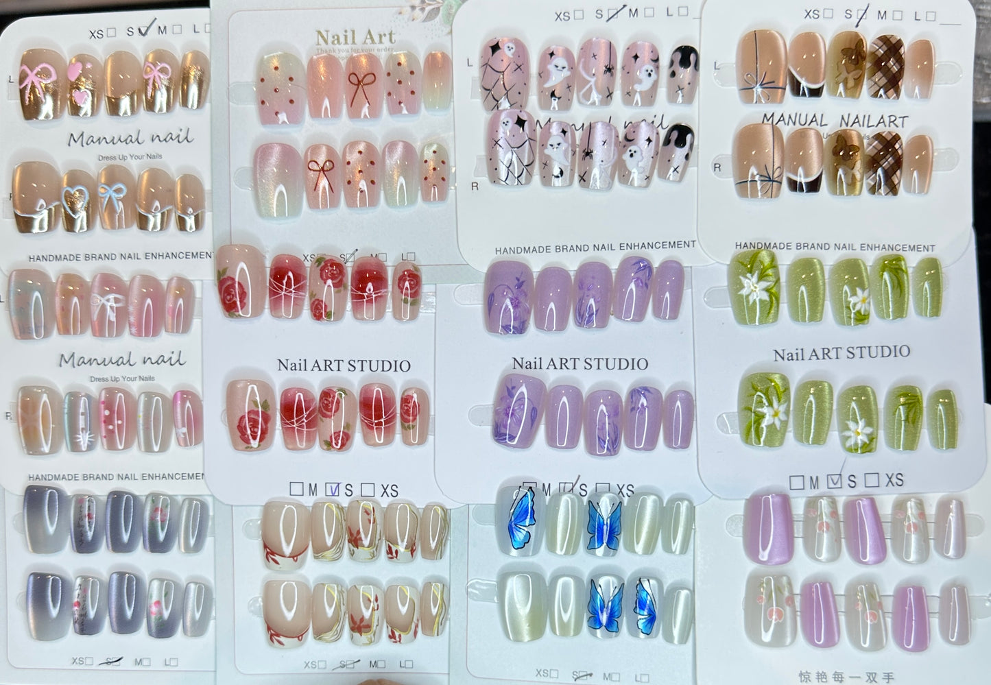 10-Pack Mystery Essential Press-On Nails Bundle - Surprise Styles!