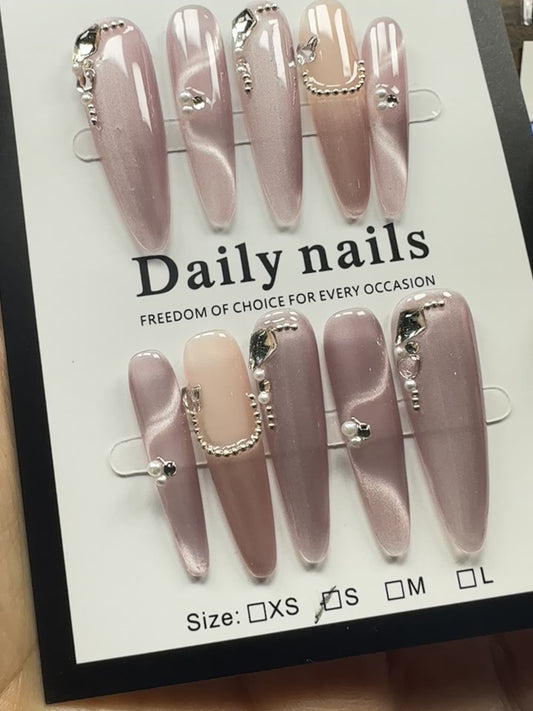 Handcrafted press on nails