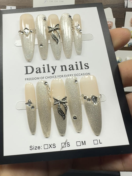 Handcrafted press on nails