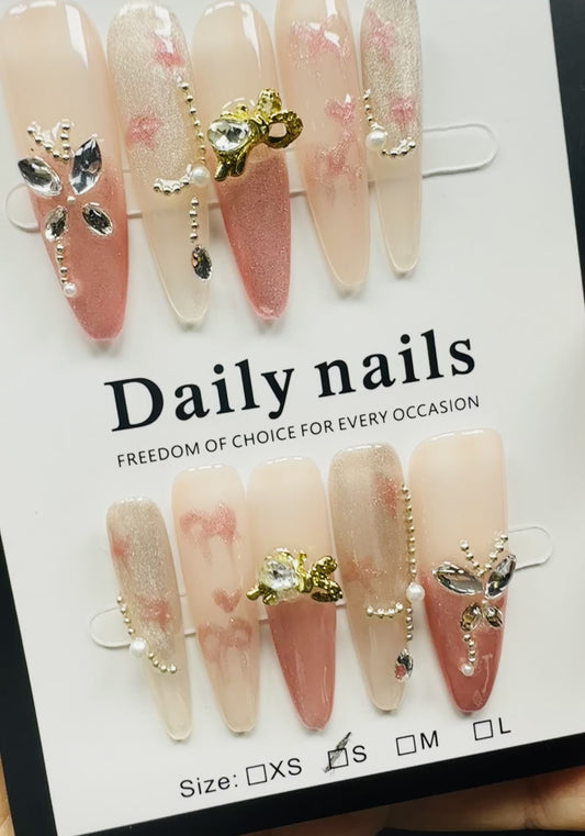 Handcrafted press on nails
