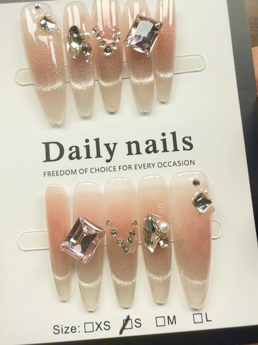 Handcrafted press on nails