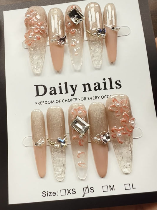 Handcrafted press on nails