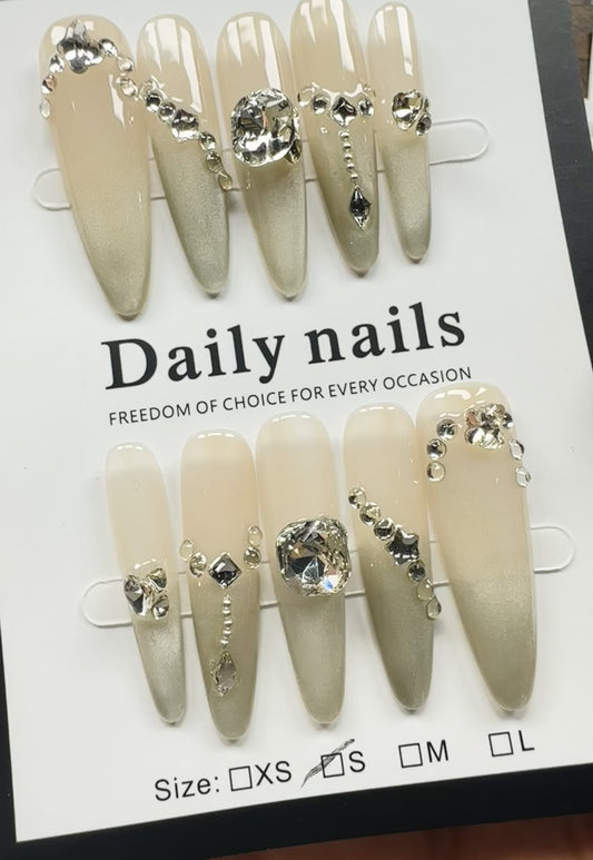 Handcrafted press on nails