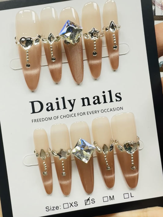 Handcrafted press on nails
