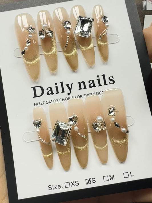 Handcrafted press on nails